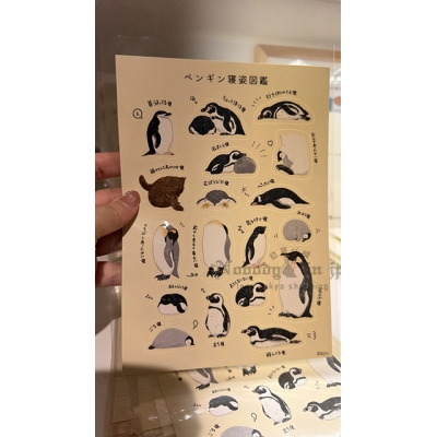 企鵝市集期間限定展多款小貼紙組