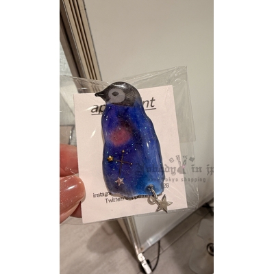 企鵝市集期間限定展夜光別針