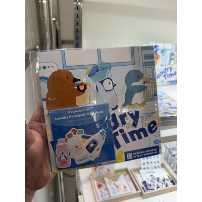 企鵝市集期間限定展附貼紙原創插畫誌組