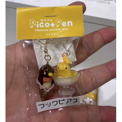 企鵝市集期間限定展Pico+Pen造型耳環