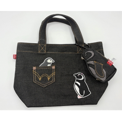 すみだ水族館 x EDWIN開業14週年紀念單寧手提包