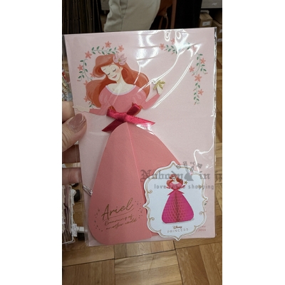 迪士尼通販立體裙擺造型卡片 特價