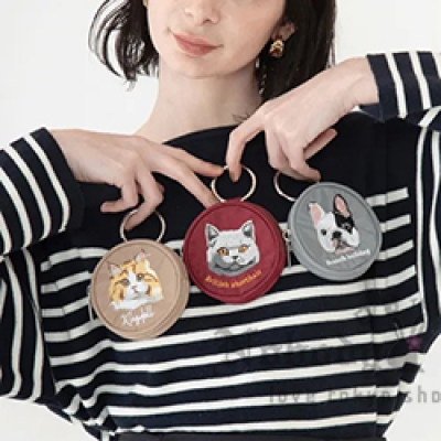可愛動物刺繡登山扣掛包 特價