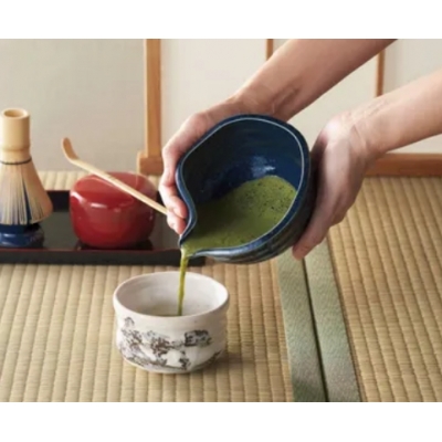 日本製美濃燒片口抹茶碗 特價