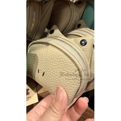 青蛙造型牛皮小物鑰匙包 特價