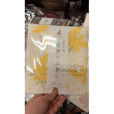 日本製蚊帳の夢35x40cm絵便洗碗巾 特價