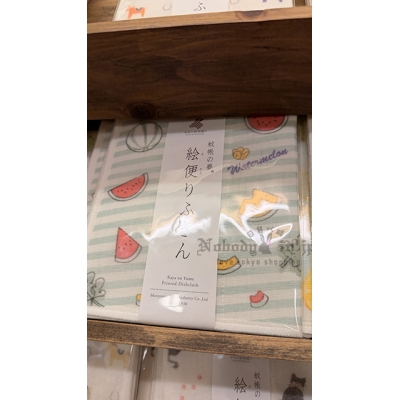 日本製蚊帳の夢35x40cm絵便洗碗巾 特價
