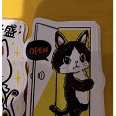 飛び猫商店造型貼紙