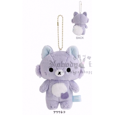 San-X懶熊新朋友アワワネコ絨毛吊飾 特價-此為預約品10月出貨