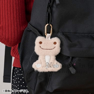 萌蛙匹克青蛙半立體絨毛登山扣吊飾 特價